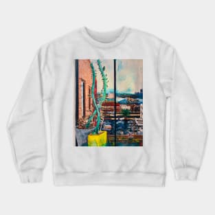 Quarantine Painting, Brooklyn NY Crewneck Sweatshirt